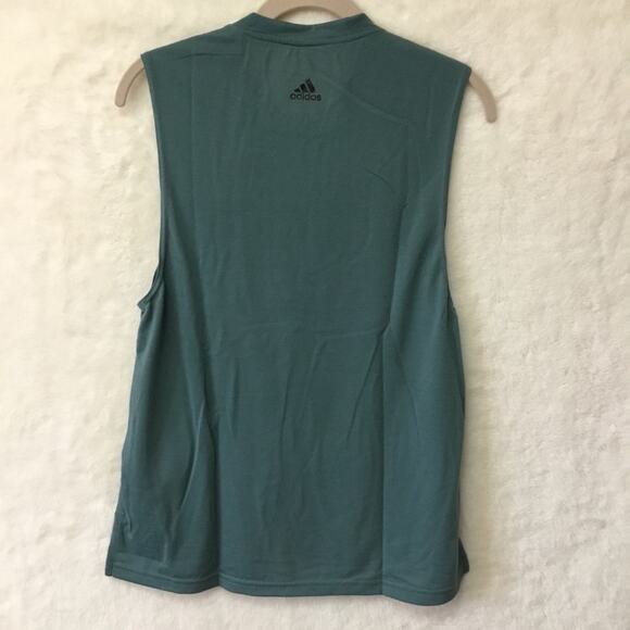 Adidas Raw Green Dash Tank Top - Picture 5 of 7